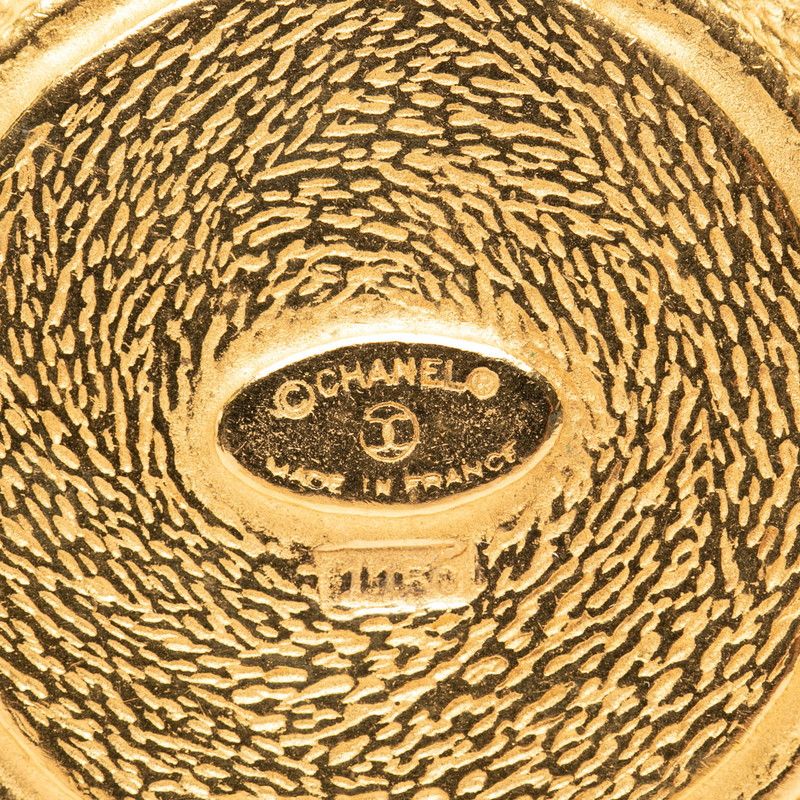 Chanel CC Logo 31 Rue Cambon Paris Brooch Gold Plated