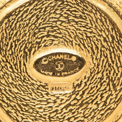Chanel CC Logo 31 Rue Cambon Paris Brooch Gold Plated