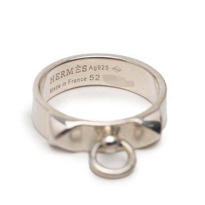 Hermes Collier de Chien PM Ring 52 Silver