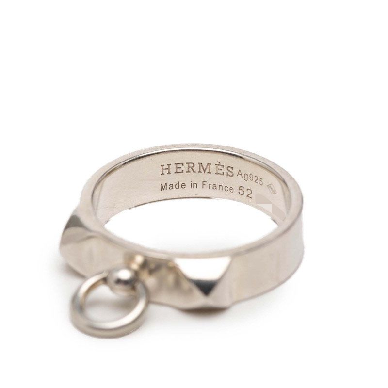 Hermes Collier de Chien PM Ring 52 Silver