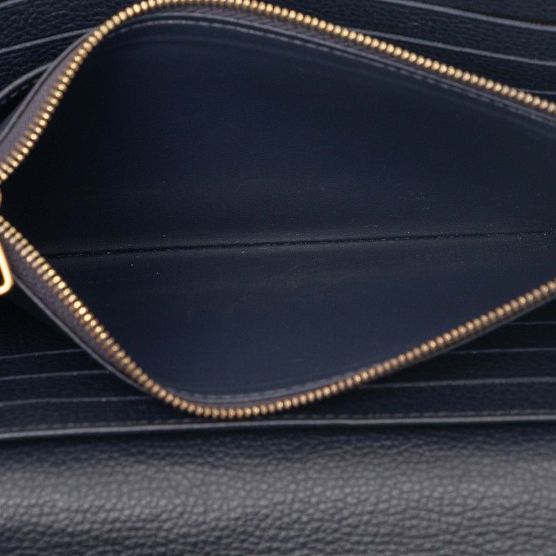 Louis Vuitton Monogram Empreinte Portefeuille Sarah Wallet Mali Null Jou Navy