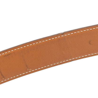 Hermes Plate Belt Black Leather