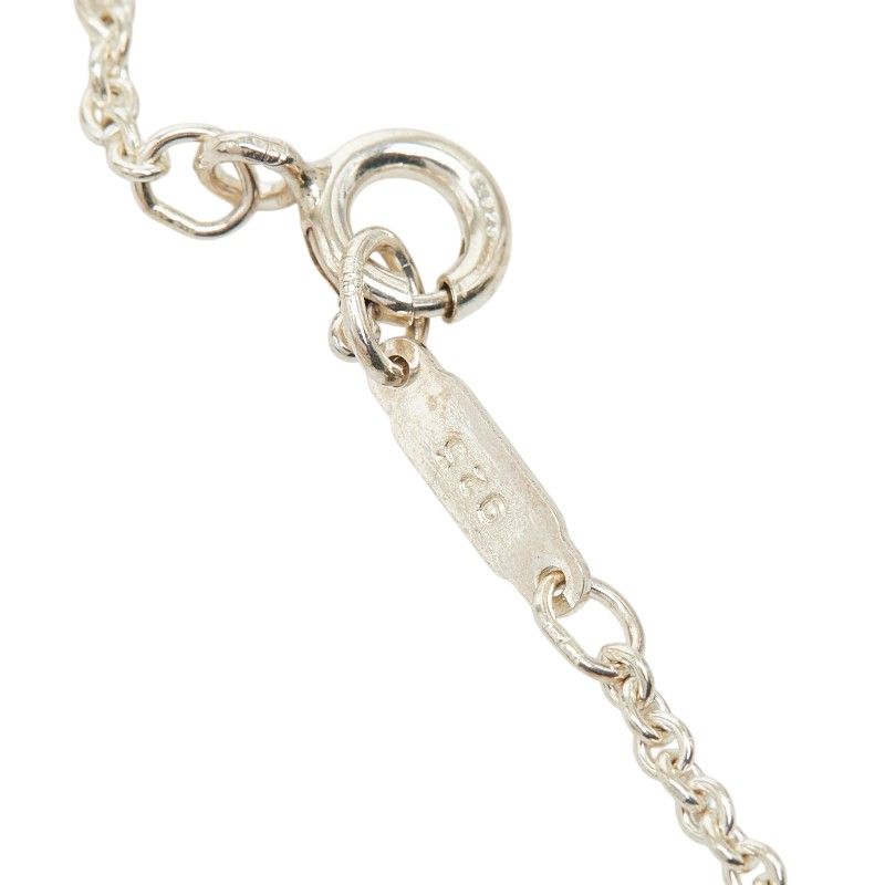 Tiffany & Co Twisted Heart Necklace Silver Gold 18k Yellow Combination