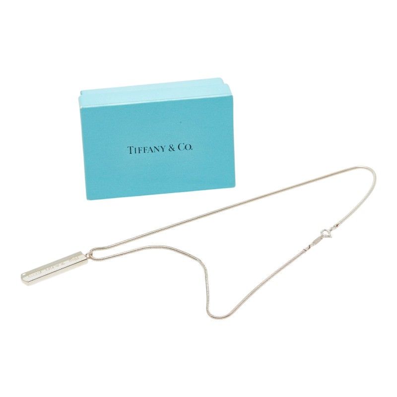 Tiffany & Co Bar Necklace Silver