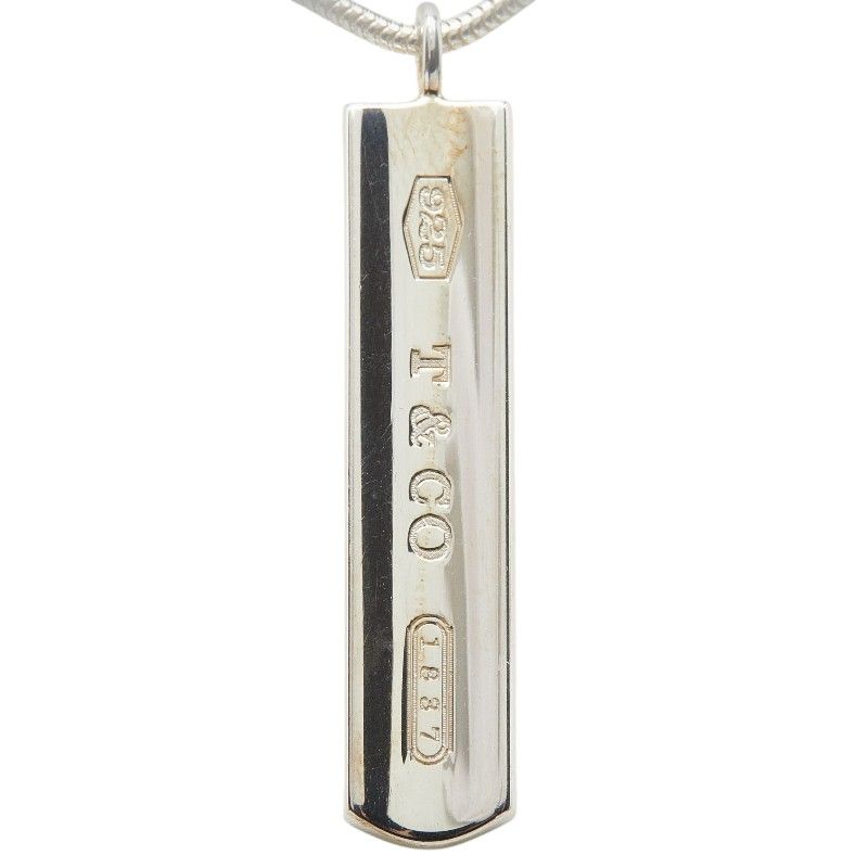 Tiffany & Co Bar Necklace Silver