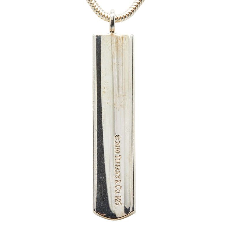 Tiffany & Co Bar Necklace Silver