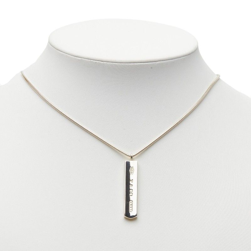 Tiffany & Co Bar Necklace Silver