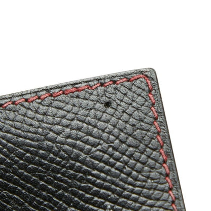 Hermes Agenda Vision Notebook Cover Black Red Courchevel