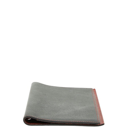 Hermes Agenda Vision Notebook Cover Black Red Courchevel