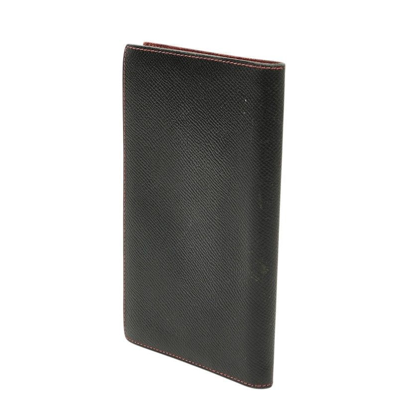 Hermes Agenda Vision Notebook Cover Black Red Courchevel