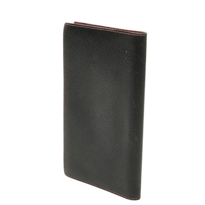Hermes Agenda Vision Notebook Cover Black Red Courchevel