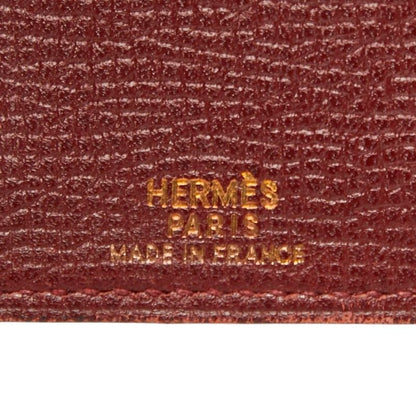 Hermes Agenda Vision Notebook Cover Black Red Courchevel