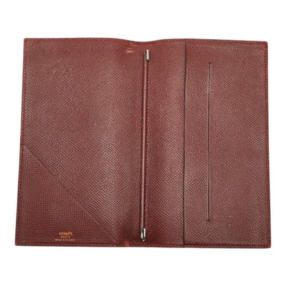 Hermes Agenda Vision Notebook Cover Black Red Courchevel