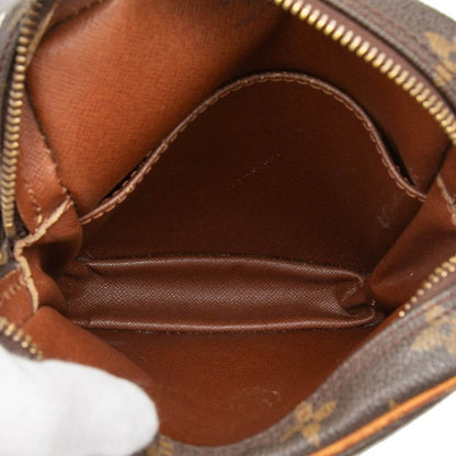 Louis Vuitton Monogram Danube Crossbody Shoulder Bag Brown Leather