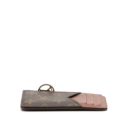 Louis Vuitton Card Case Holder Romy Coin Fragment Brown