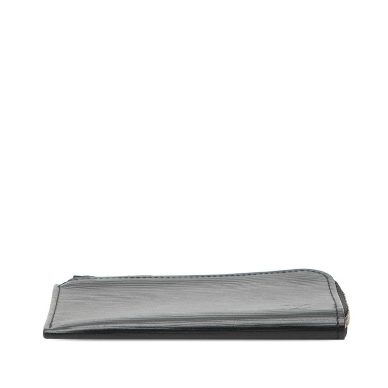 Louis Vuitton Epi Porte-Monnaie NM Coin Purse Black Leather