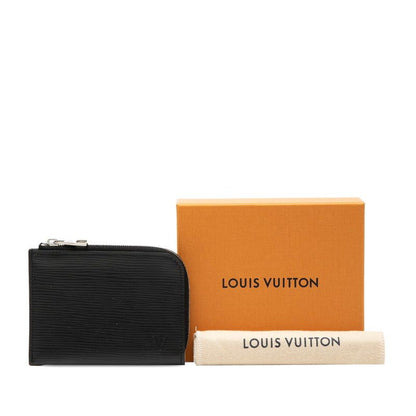Louis Vuitton Epi Porte-Monnaie NM Coin Purse Black Leather