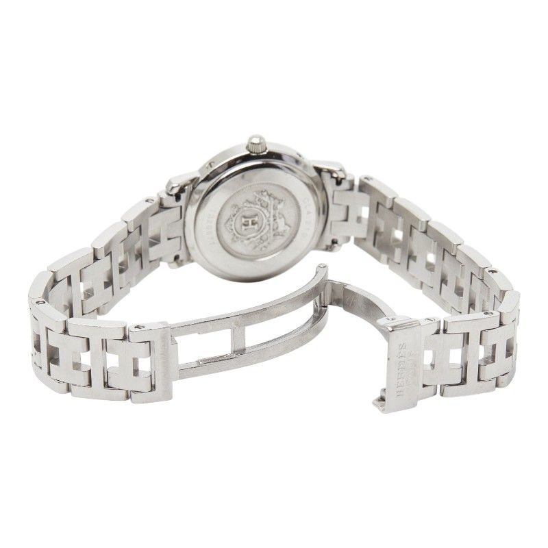Hermes Clipper Watch Stainless Steel