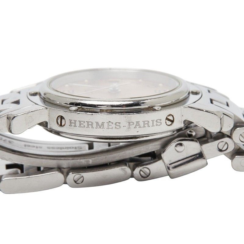 Hermes Clipper Watch Stainless Steel