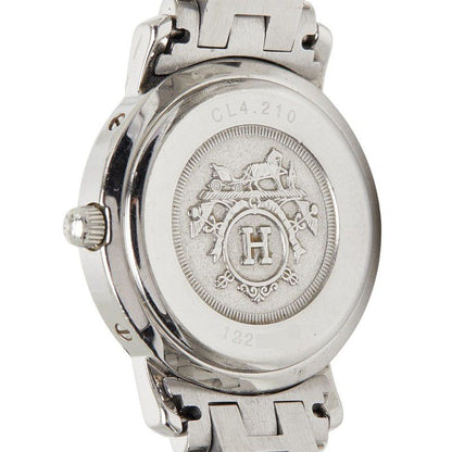 Hermes Clipper Watch Stainless Steel