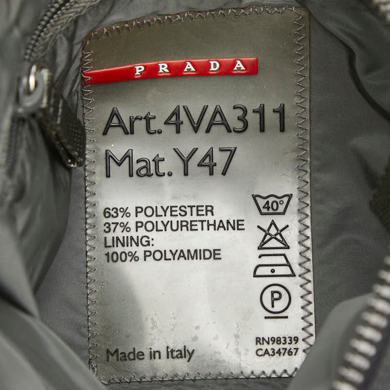 Prada Sports Crossbody Shoulder Bag Gray Nylon
