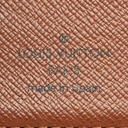 Louis Vuitton Monogram Agenda PM Notebook Cover Brown Leather