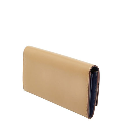 Fendi Peekaboo Wallet Brown Leather