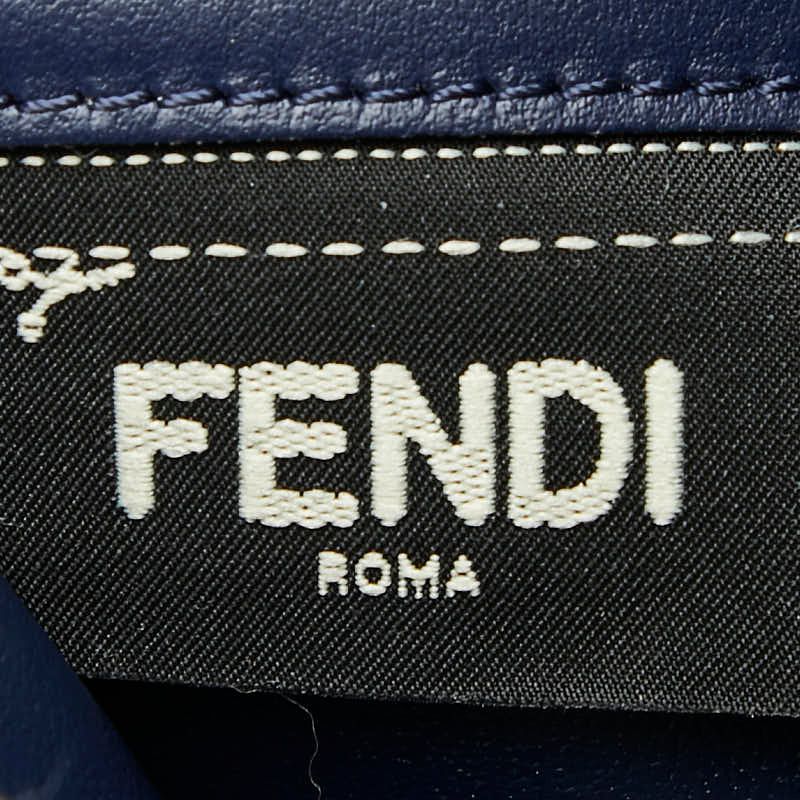 Fendi Peekaboo Wallet Brown Leather