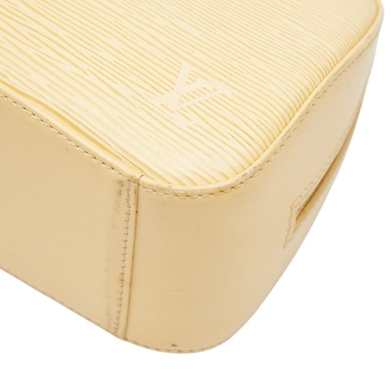 Louis Vuitton Epi Jasmine Handbag Vanilla Beige Leather