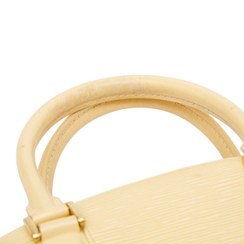 Louis Vuitton Epi Jasmine Handbag Vanilla Beige Leather