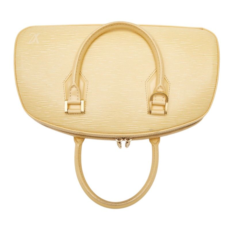 Louis Vuitton Epi Jasmine Handbag Vanilla Beige Leather