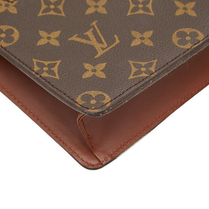 Louis Vuitton Monogram Pochette Homme Clutch Brown Leather