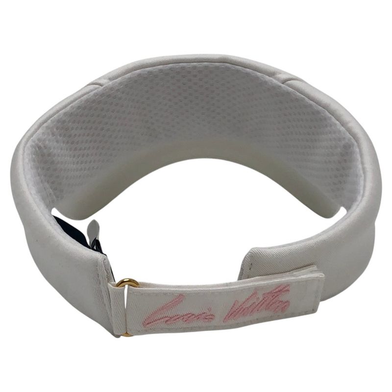 Louis Vuitton Sun Visor LV League Cotton White Hat
