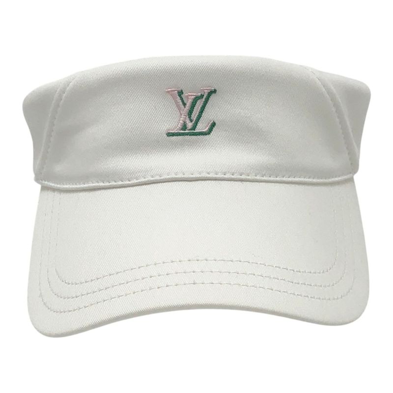 Louis Vuitton Sun Visor LV League Cotton White Hat