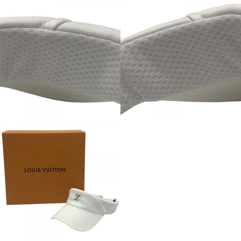 Louis Vuitton Sun Visor LV League Cotton White Hat