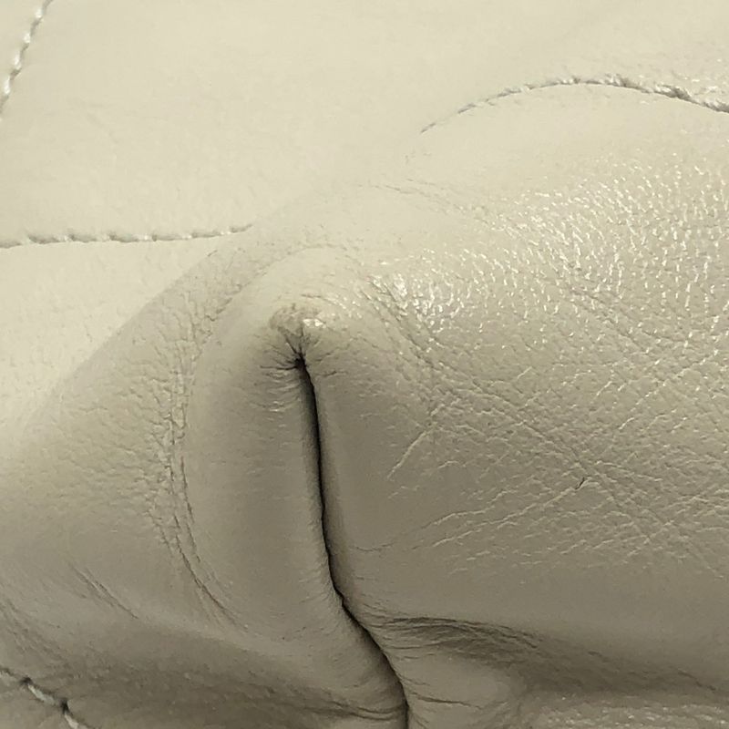Chanel Shoulder Bag 22 Small CC Logo Calfskin Gray