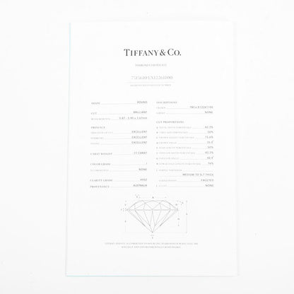 Tiffany & Co Ring Harmony Solitaire
