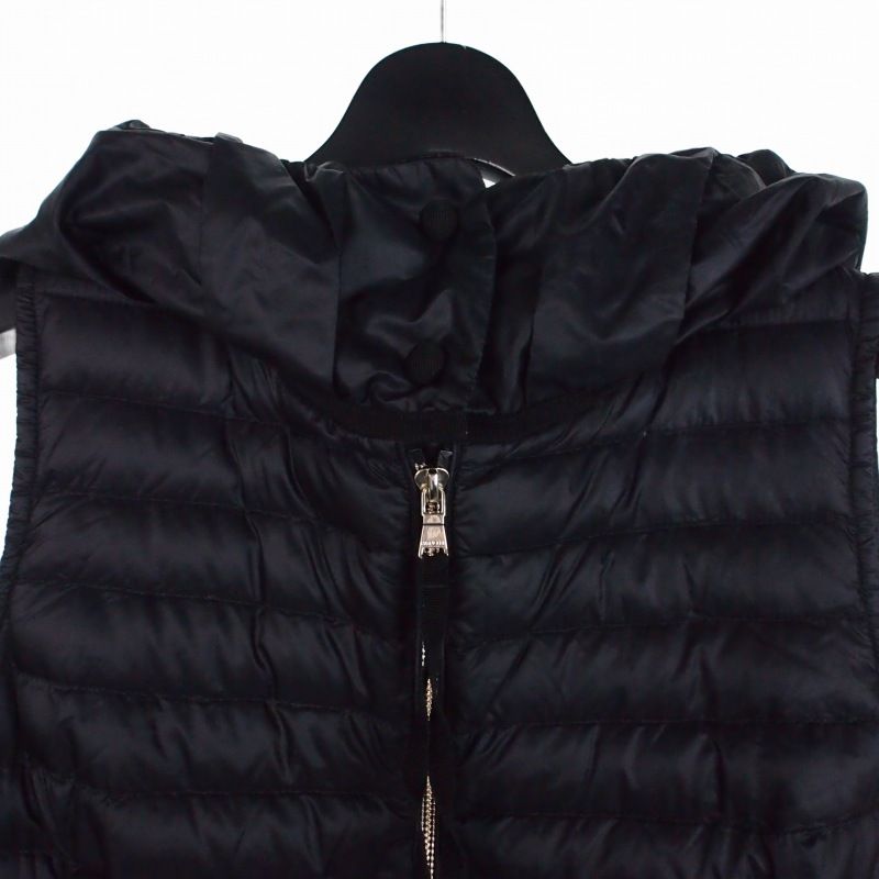 Moncler Eble Down Vest Nylon Jacket M Black