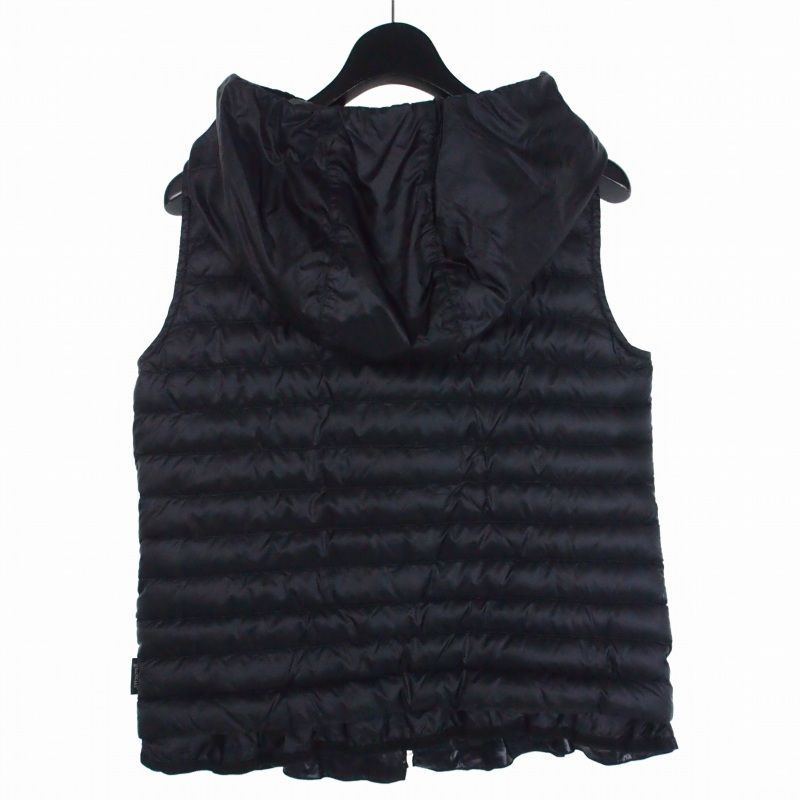 Moncler Eble Down Vest Nylon Jacket M Black