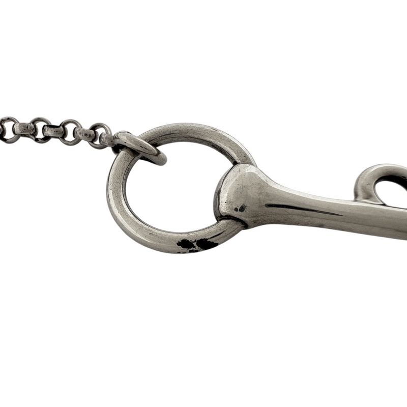 Hermes Mall de Brid Necklace Silver