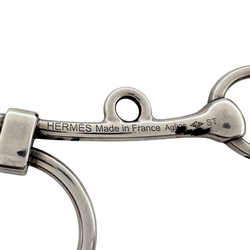 Hermes Mall de Brid Necklace Silver