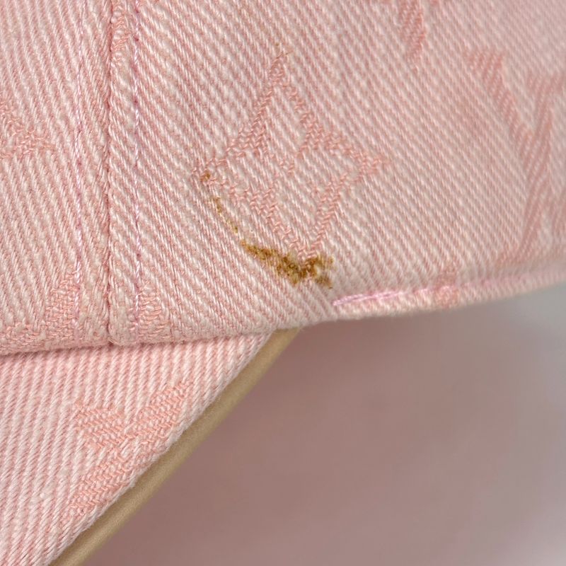 Louis Vuitton Bimai Cap Monogram Hat Cotton Polyester Pink