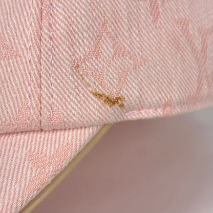 Louis Vuitton Bimai Cap Monogram Hat Cotton Polyester Pink