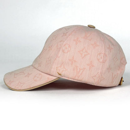 Louis Vuitton Bimai Cap Monogram Hat Cotton Polyester Pink