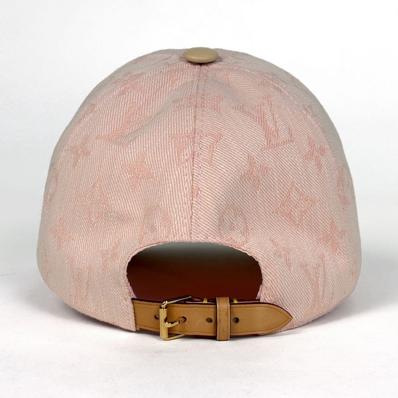 Louis Vuitton Bimai Cap Monogram Hat Cotton Polyester Pink