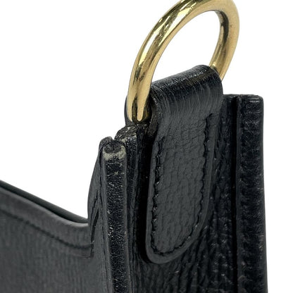 Hermes Evelyne 1 Shoulder Bag Ardennes Black
