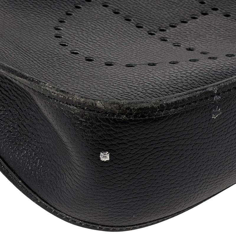 Hermes Evelyne 1 Shoulder Bag Ardennes Black
