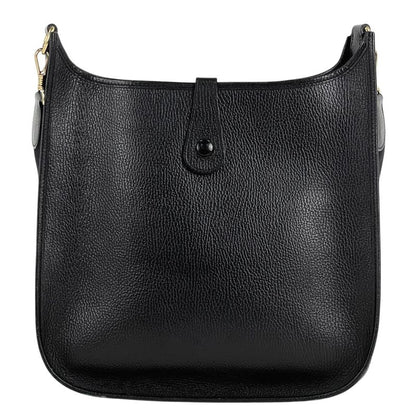 Hermes Evelyne 1 Shoulder Bag Ardennes Black