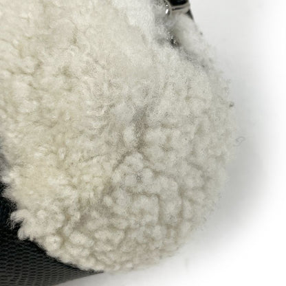 Fendi Onigiri Stefano Pilati Shoulder Bag Fur White Green