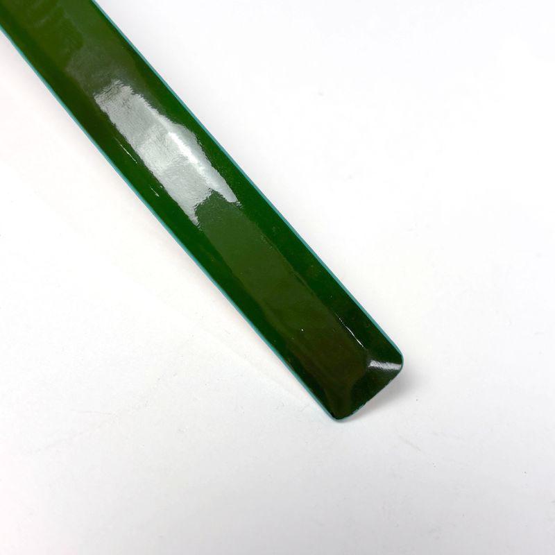 Chanel Camellia Belt CC Logo Patent Leather Green